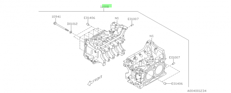 SUBARU Carter Bas Moteur Nue Origine Des Subaru BRZ et Toyota GT86 FA20 2013-2016