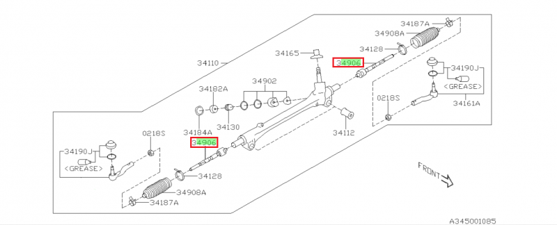 Biellette Axiale De Direction Des SUBARU BRZ et TOYOTA GT 86