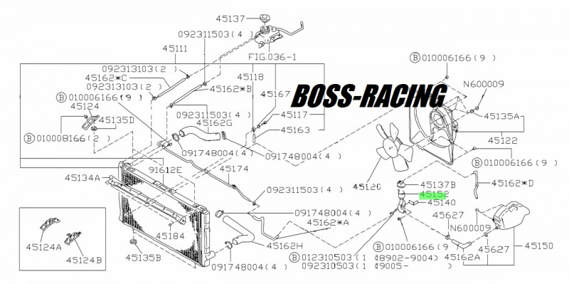 SUBARU Goulotte Remplissage De Bocal Trop Plein GT 1993-2000