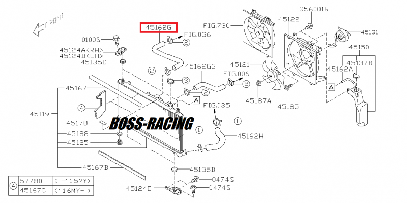 SUBARU Durite Supérieur Radiateur Eau EE20 DIESEL IMPREZA FORESTER LEGACY OUTABCK XV