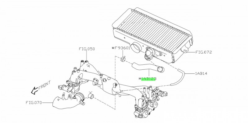 SUBARU DURITE DE DUMP VALVE ORIGINE IMPREZA WRX ET STI 2001-2005