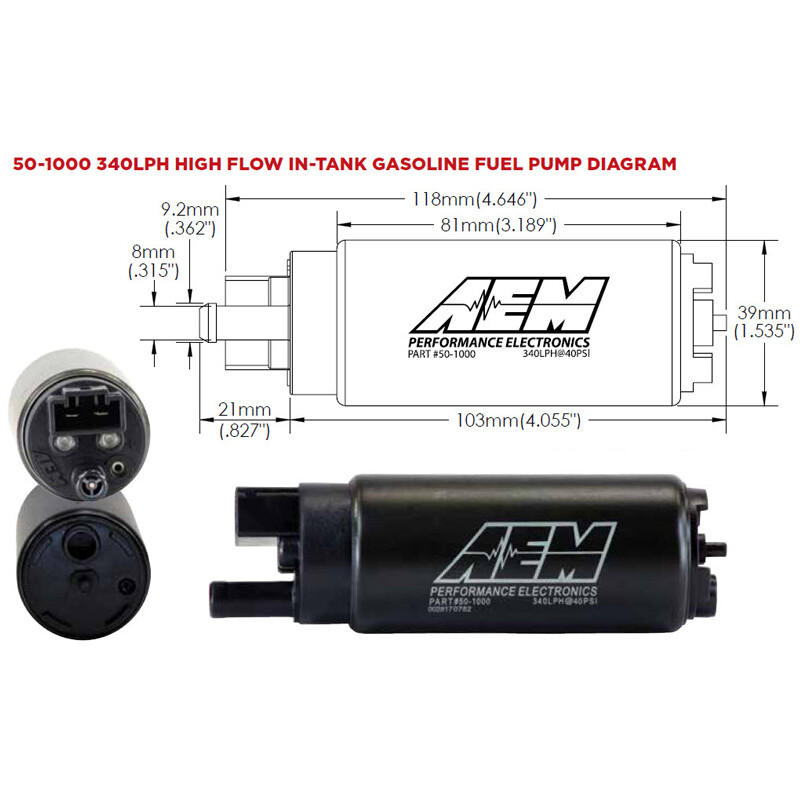 AEM Pompe Essence 340 L/H Universel