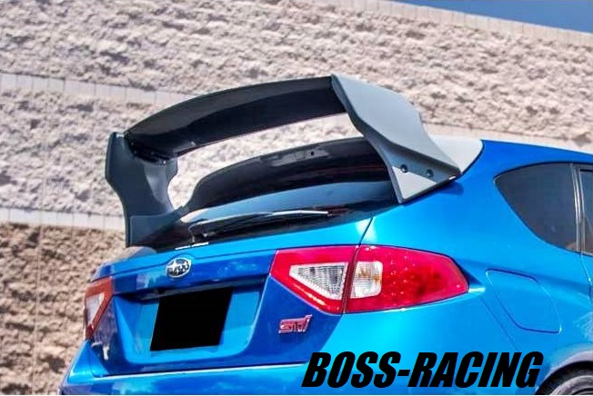 CarbonWorks Becquet Avec Lame Supérieur En Carbone Lame Pour SUBARU IMPREZA 2.0 TD et WRX et STI 2008-2010
