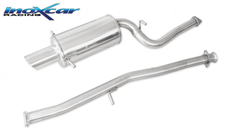 INOXCAR CAT-BACK HOMOLOGUE CEE POUR LES SUBARU IMPREZA WRX ET STI 2001-2007