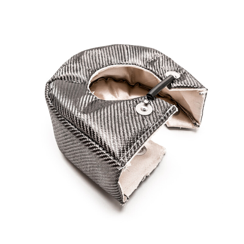 COOLING SOLUTIONS Chaussette Couverture Isolante Thermique En Fibre De Carbone Pour Coque Echappement De Turbo