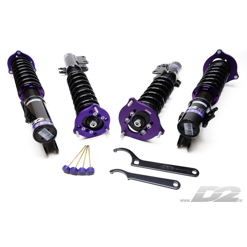 D2 RACING STREET Kit Combiné Fileté SUBARU IMPREZA GT et TYPE R 1993-2000 Et P1