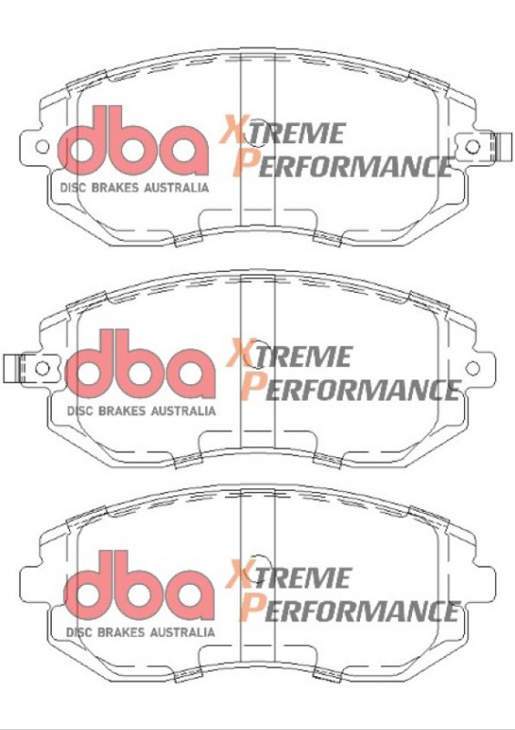 DBA XP KIT PLAQUETTE FREIN AVANT SUBARU IMPREZA WRX 08-11 / GT86 / BRZ / IMPREZA 2.0D / FORESTER / LEGACY / XV