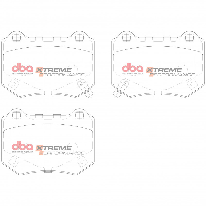 DBA XP Type ECE R90 Kit Plaquette Frein Arrière SUBARU IMPREZA STI 2017-2021