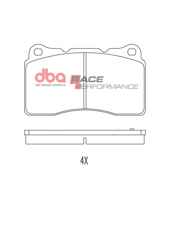 DBA Race Performance Kit Plaquette Frein Avant SUBARU IMPREZA STI 2001-2016 et MITSUBISHI LANCER EVOLUTION 4-10