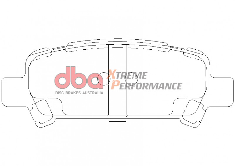 DBA XP Type ECE R90 Kit Plaquette Frein Arrière SUBARU IMPREZA GT 1999-2000