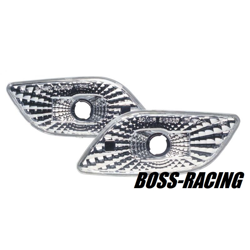Paire Répétiteur Look Cristal Aile Avant Pour SUBARU IMPREZA WRX et STI 2001-2002