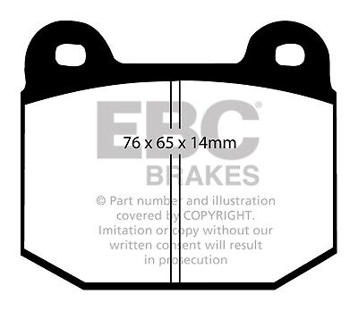 EBC Bluestuff Kit Plaquette Frein Arrière MITSUBISHI LANCER EVOLUTION 5-9