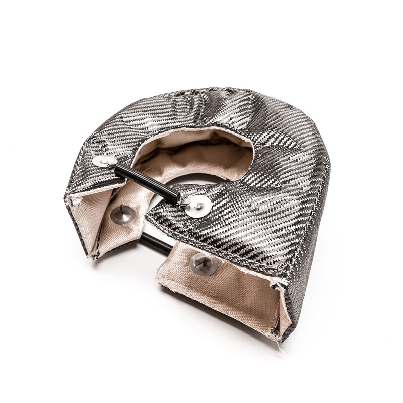 COOLING SOLUTIONS Chaussette Couverture Isolante Thermique En Fibre De Carbone Pour Coque Echappement De Turbo