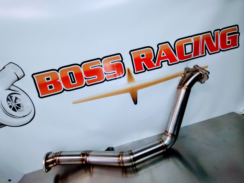 Down Pipe Bellmouth En 63mm Avec Double Support De Sonde Pour SUBARU IMPREZA