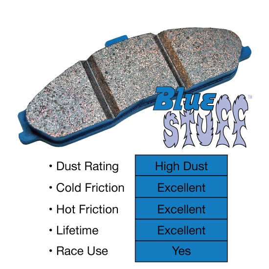 EBC Bluestuff Kit Plaquette Frein Arrière SUBARU IMPREZA GT 1999-2000