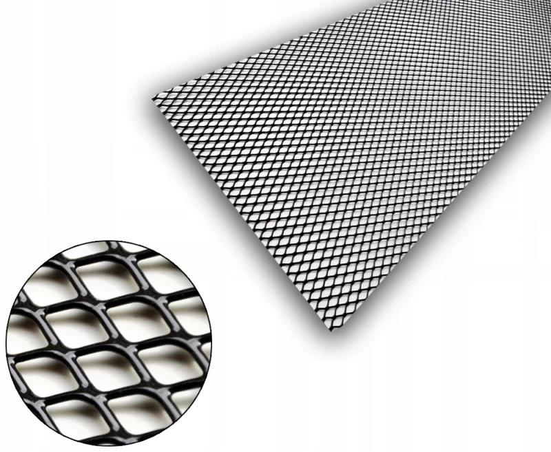 Grille Universel En Aluminium Noir 100x40cm