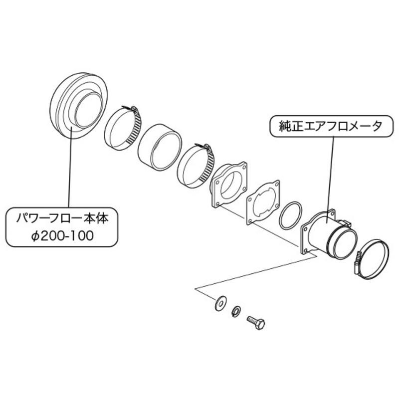 HKS SUPER POWER FLOW Kit Admission Direct SUBARU IMPREZA GT 1999-2000 et Forester Turbo S 1999-2002