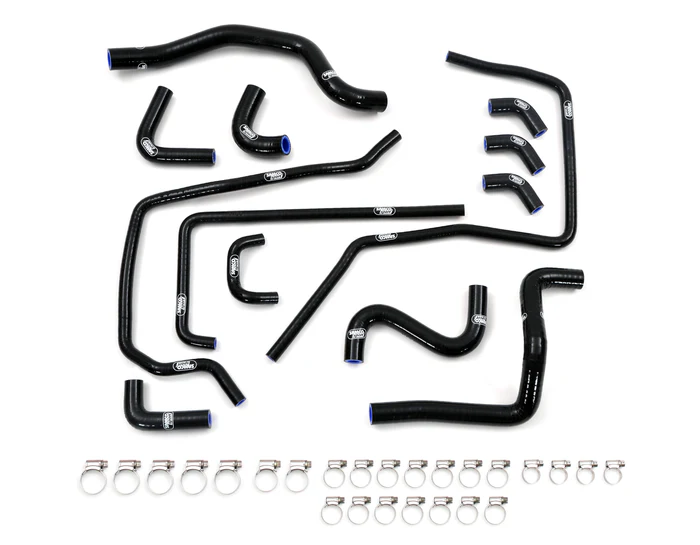 SAMCO Kit 12 Durites En Silicone Renforcé Et 24 Colliers Pour Eau SUBARU IMPREZA WRX et STI 2001-2002