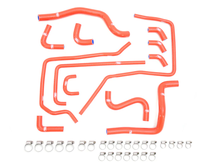 SAMCO Kit 12 Durites En Silicone Renforcé Et 24 Colliers Pour Eau SUBARU IMPREZA WRX et STI 2001-2002