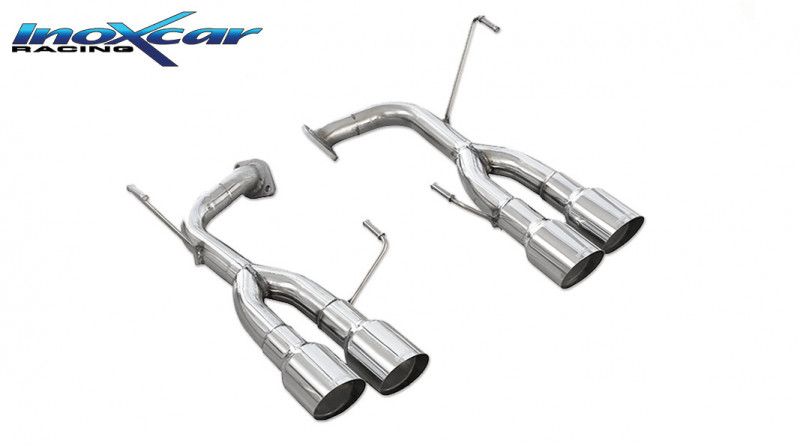 INOXCAR Kit Silencieux Arrière Racing En Acier Inoxydable Pour SUBARU IMPREZA WRX et STI 2011-2019