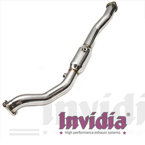 INVIDIA Down Pipe Échappement Inox 76mm MITSUBISHI LANCER EVOLUTION 10