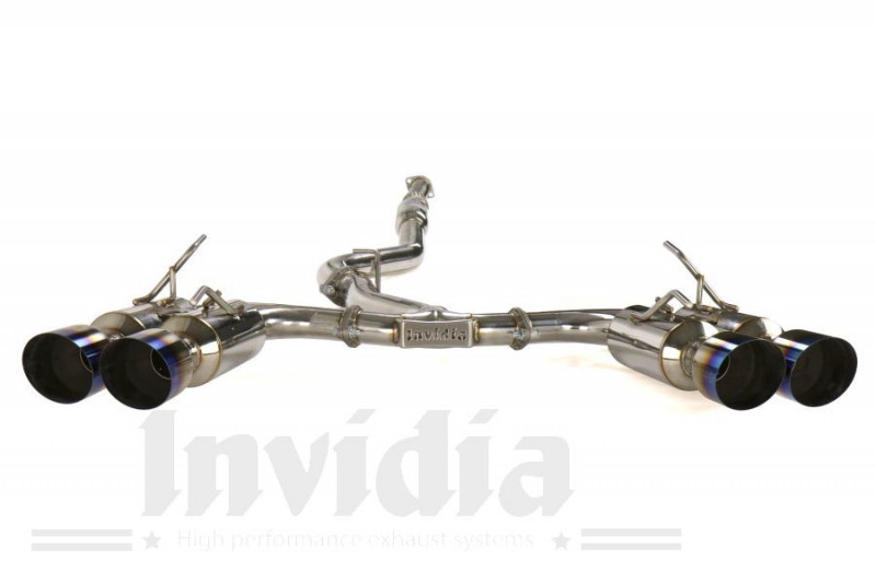 INVIDIA GEMINI R400 Sortie en Titane CAT-BACK LIGNE ÉCHAPPEMENT SUBARU IMPREZA STI 2011-2019