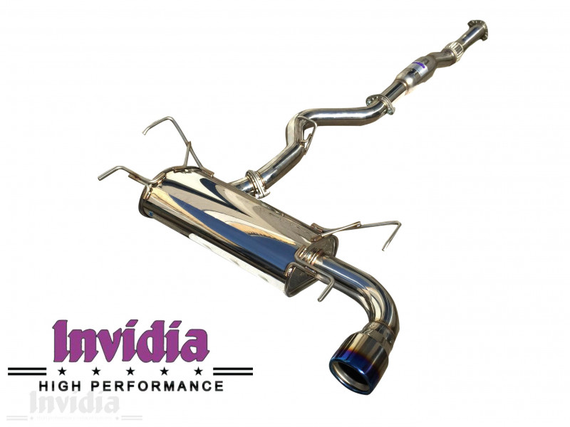 INVIDIA Q300TL Ligne Échappement Sortie Titane SUBARU IMPREZA WRX 2008-2010