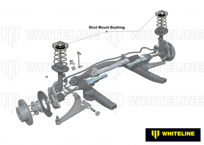 WHITELINE Paire Coupelle Amortisseur Avant SUBARU IMPREZA GT 93-00 WRX et STI 01-07