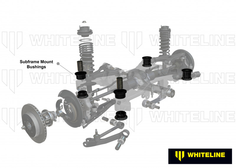 WHITELINE Polyuréthane Silent Bloc Berceau Arrière WRX Et STI 2008-2014
