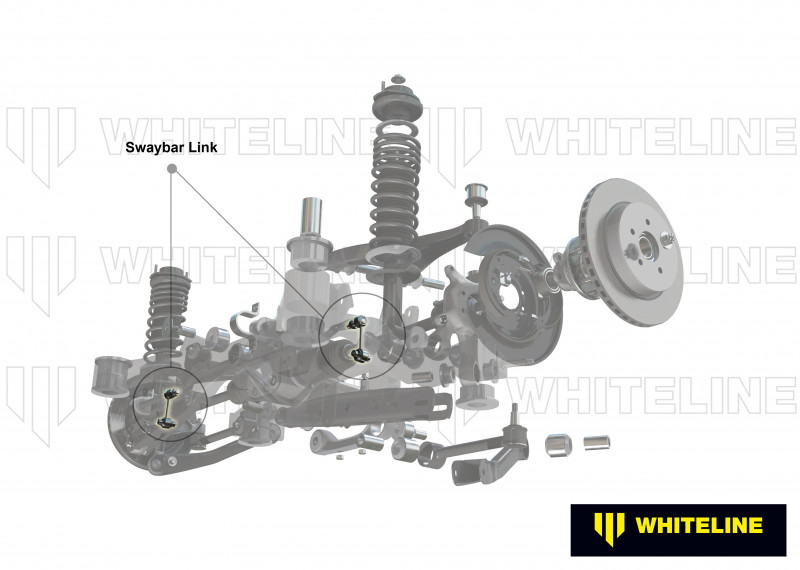 WHITELINE Kit Link Biellette Arrière Réglable Et Renforcée Pour SUBARU IMPREZA 2.0D et WRX et STI 2008-2019 et BRZ et TOYOTA GT86