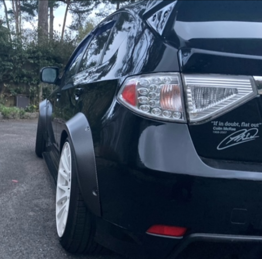 Kit Extension Élargisseur 60mm Ailes SUBARU IMPREZA WRX et 2.0D 2008-2010