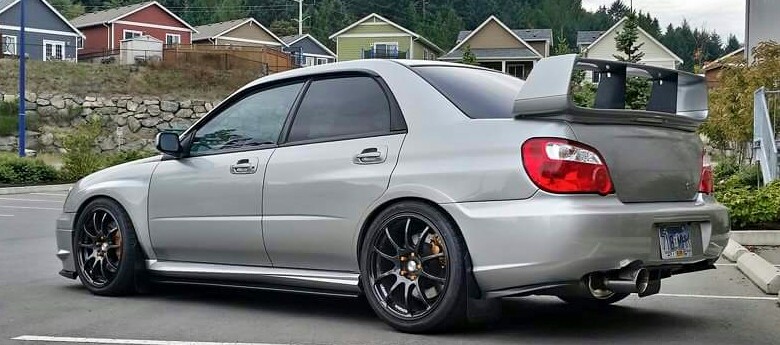 Kit Extension Rajout Polyuréthane Bas Caisse SUBARU IMPREZA STI 2003-2007