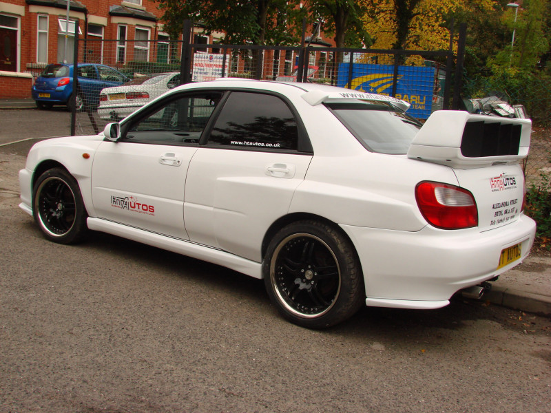 Kit Lame Rajout Pare Choc Arrière SUBARU IMPREZA WRX et STI 2001-2002