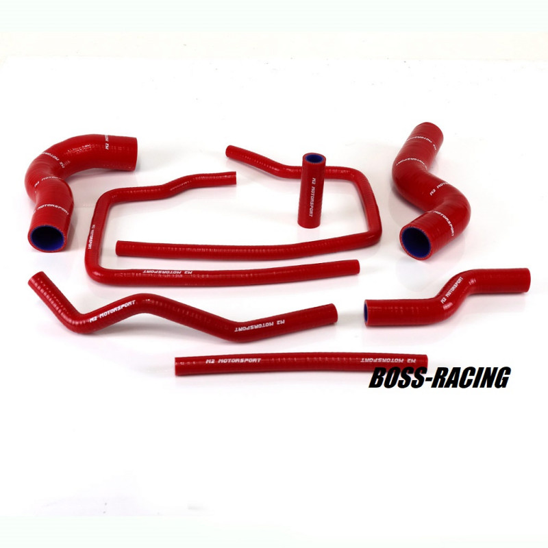 M2 MOTORSPORT Kit 8 Durites En Silicone Renforcé Pour Eau SUBARU IMPREZA GT 1997-2000