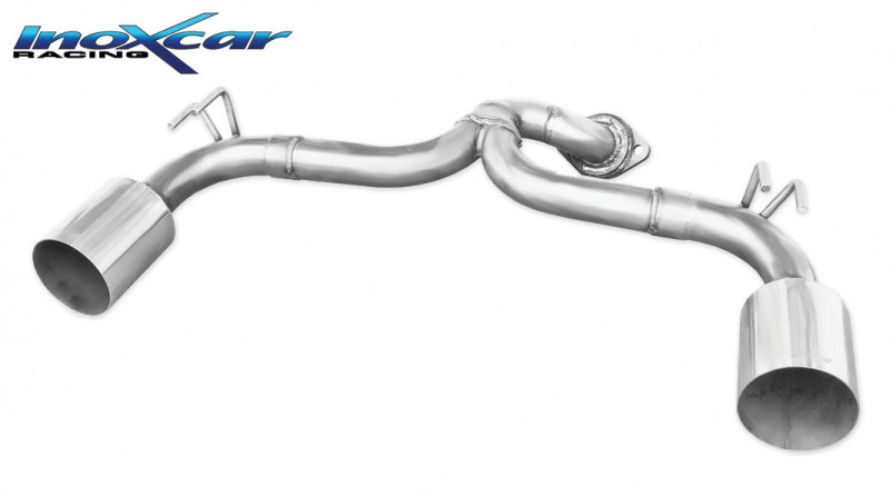INOXCAR ÉCHAPPEMENT SANS SILENCIEUX EN INOX POUR MITSUBISHI LANCER EVOLUTION 10