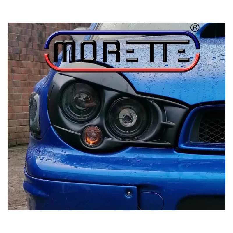 MORETTE Paire De Phare Avant Black Edition Pour Les SUBARU IMPREZA WRX 2001-2002