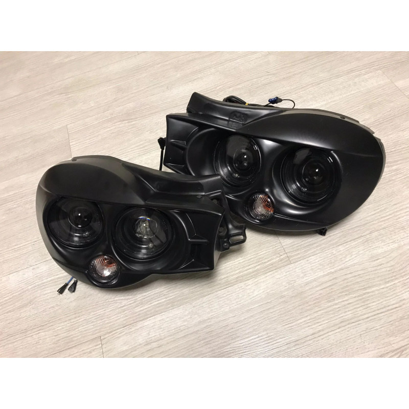 MORETTE Paire De Phare Avant Black Edition Pour Les SUBARU IMPREZA WRX 2001-2002