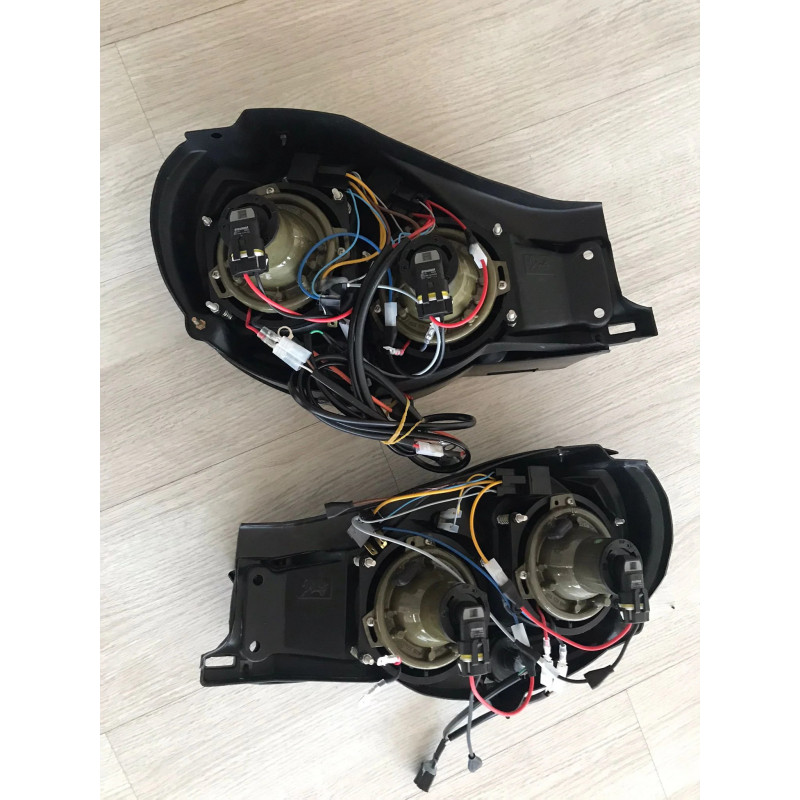 MORETTE Paire De Phare Avant Chromé Pour Les SUBARU IMPREZA STI 2001-2002