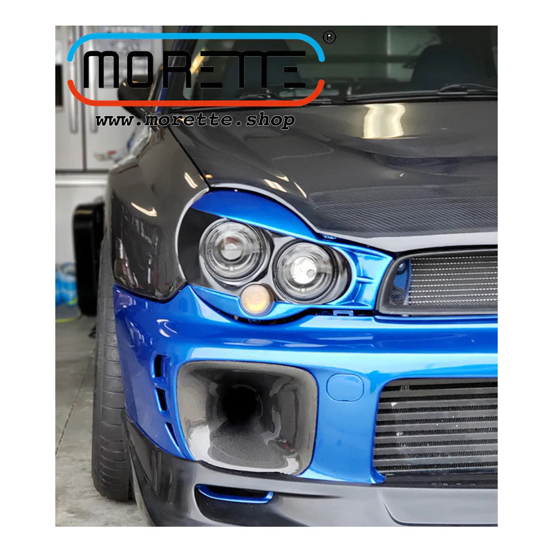 MORETTE Paire De Phare Avant Black Edition Pour Les SUBARU IMPREZA WRX 2001-2002