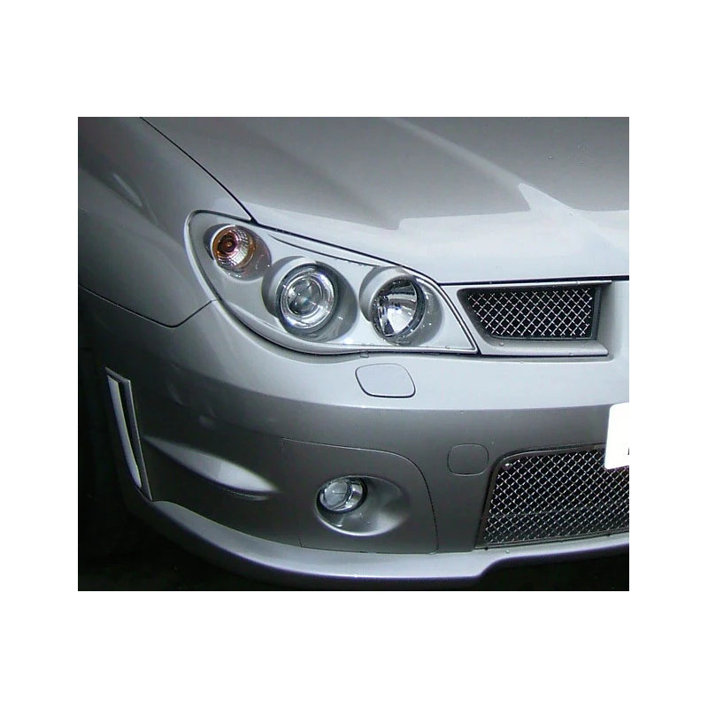 MORETTE Paire De Phare Avant Fonds Chromé Pour Les SUBARU IMPREZA WRX et STI 2006-2007
