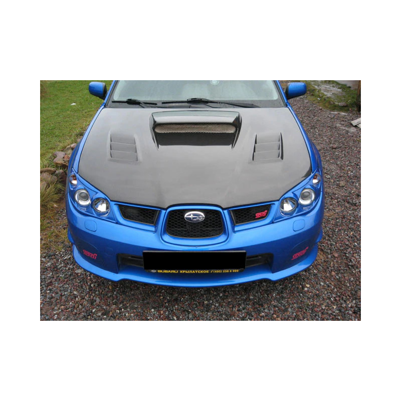 MORETTE Paire De Phare Avant Fonds Chromé Pour Les SUBARU IMPREZA WRX et STI 2006-2007