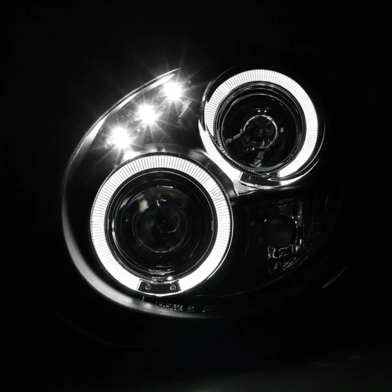 Paire Optique Phare Avant Noir Pour SUBARU IMPREZA WRX 2001-2002
