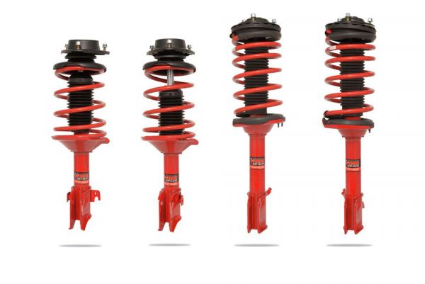 PEDDERS Kit Complet Amortisseur Suspension Abaissée Sport SUBARU IMPREZA WRX 2001-2007 et STI 2001-2004