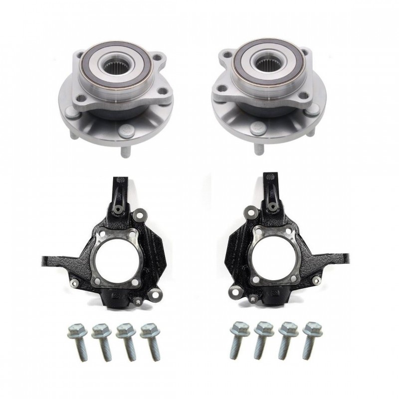 Pack Moyeux Roue Hybride Avant Entraxe 5X100 Pour SUBARU IMPREZA GT 1999-2000 WRX 2001-2007 STI 2001-2004