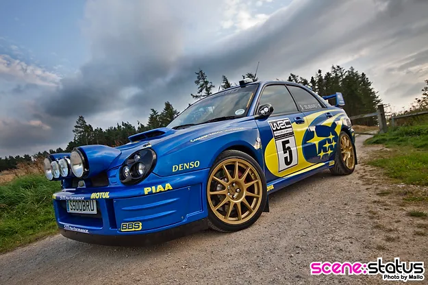 Paire Aile Avant Style WRC SUBARU IMPREZA WRX et STI 2001-2002