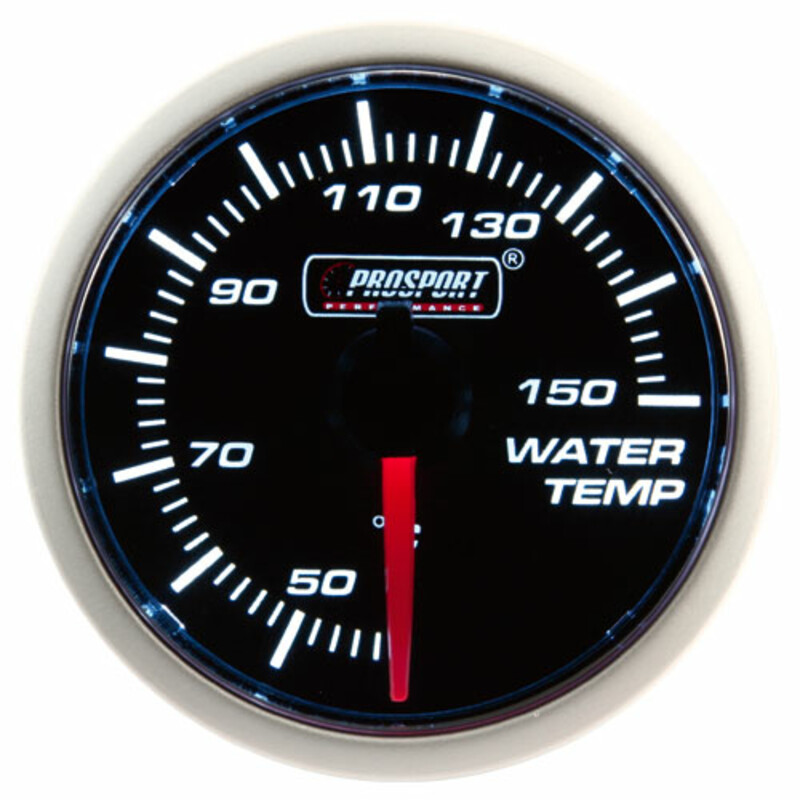 ProSport Performance Manomètre Electronique 52MM Température Eau
