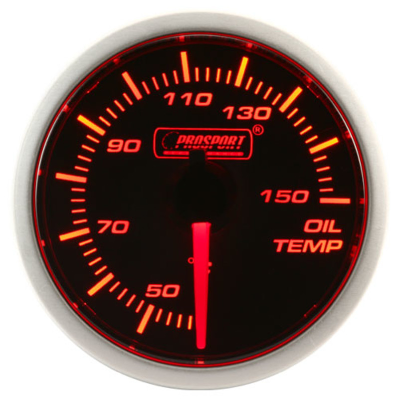 ProSport Performance Manomètre Electronique 52MM Température Huile