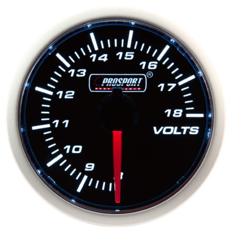 ProSport Performance Manomètre Electronique 52MM Voltmètre