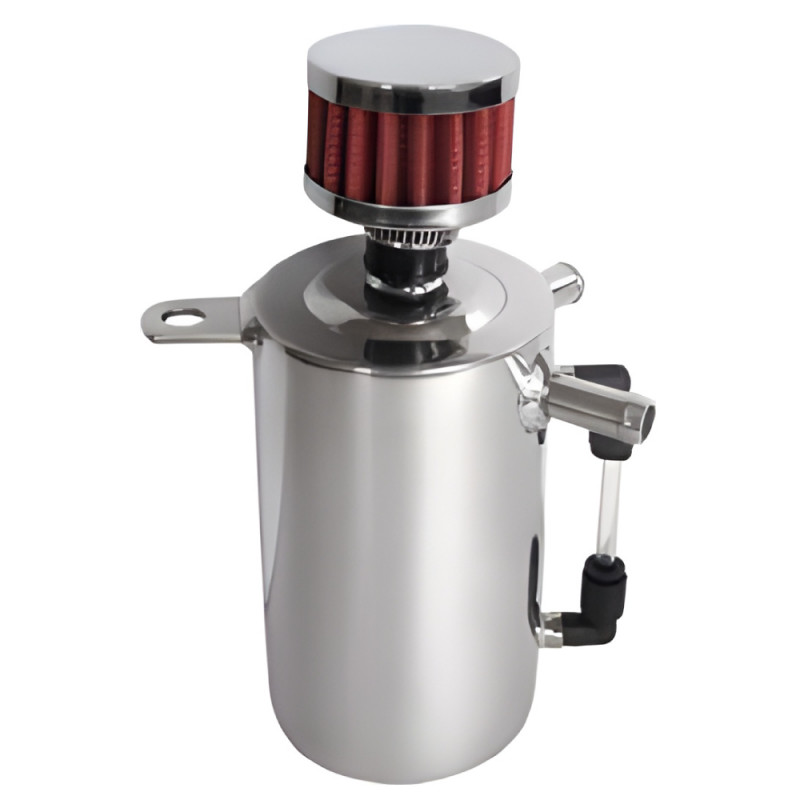 QSP Catch Can Bocal Récupérateur Vapeur Huile Avec Filtre 0.5L