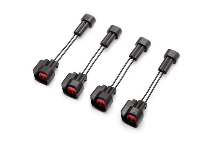 INJECTOR DYNAMICS Kit 4 Connecteurs Adapteur Injecteur SUBARU IMPREZA WRX STI Et MITSUBISHI LANCER EVOLUTION 10